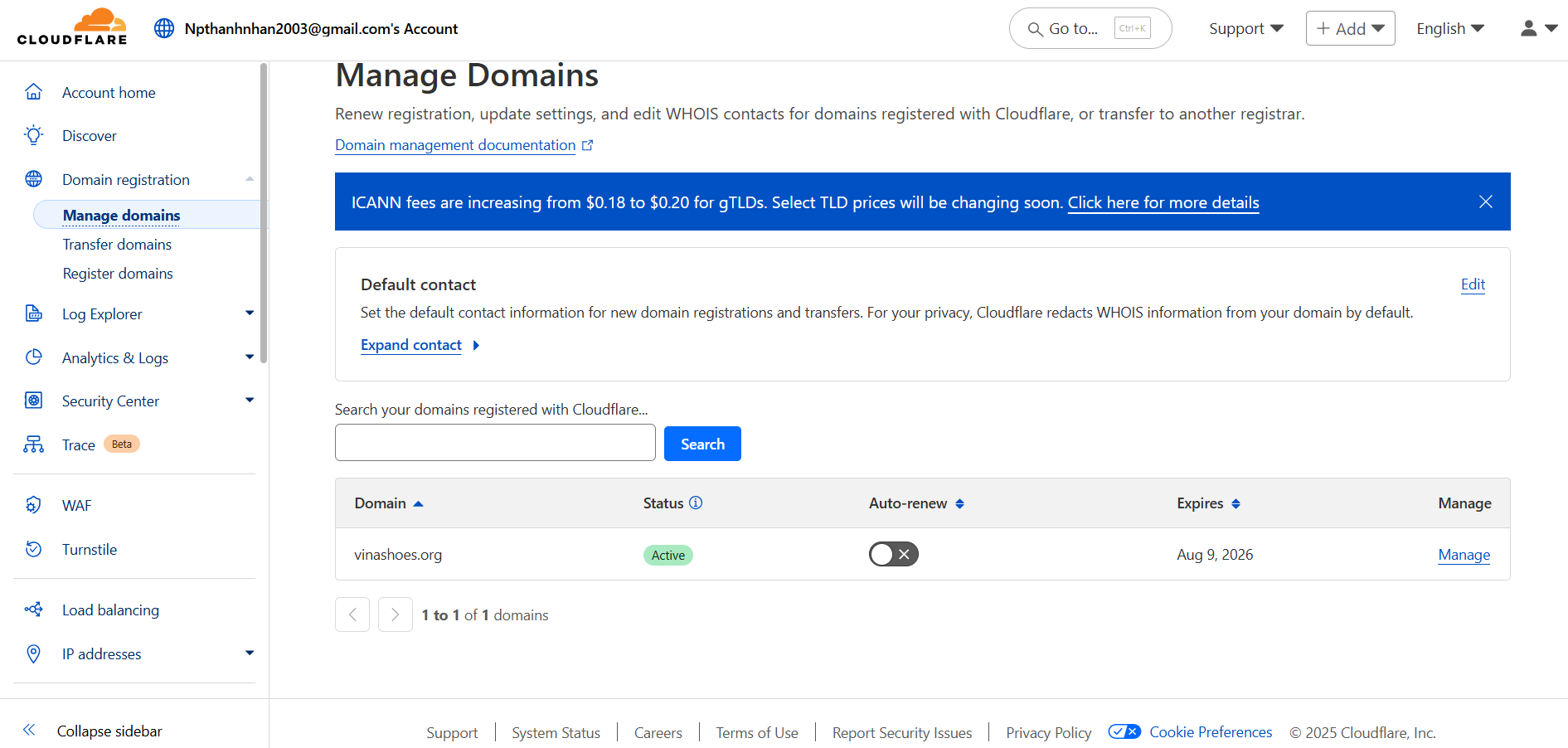 Cloudflare DNS Config