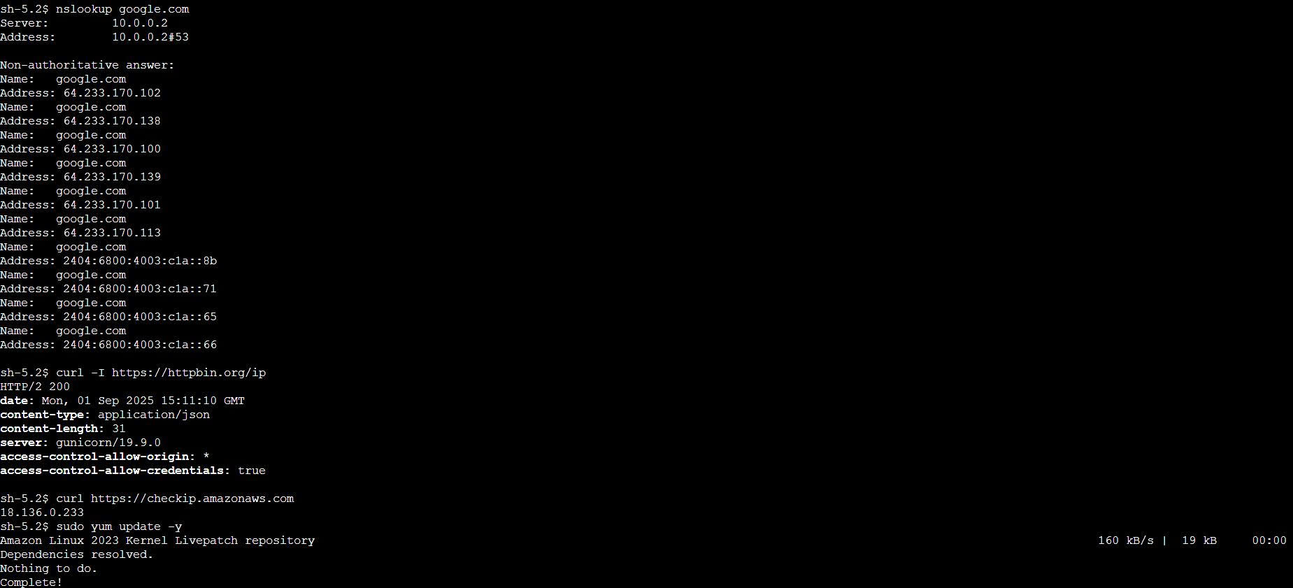 Session Manager Test