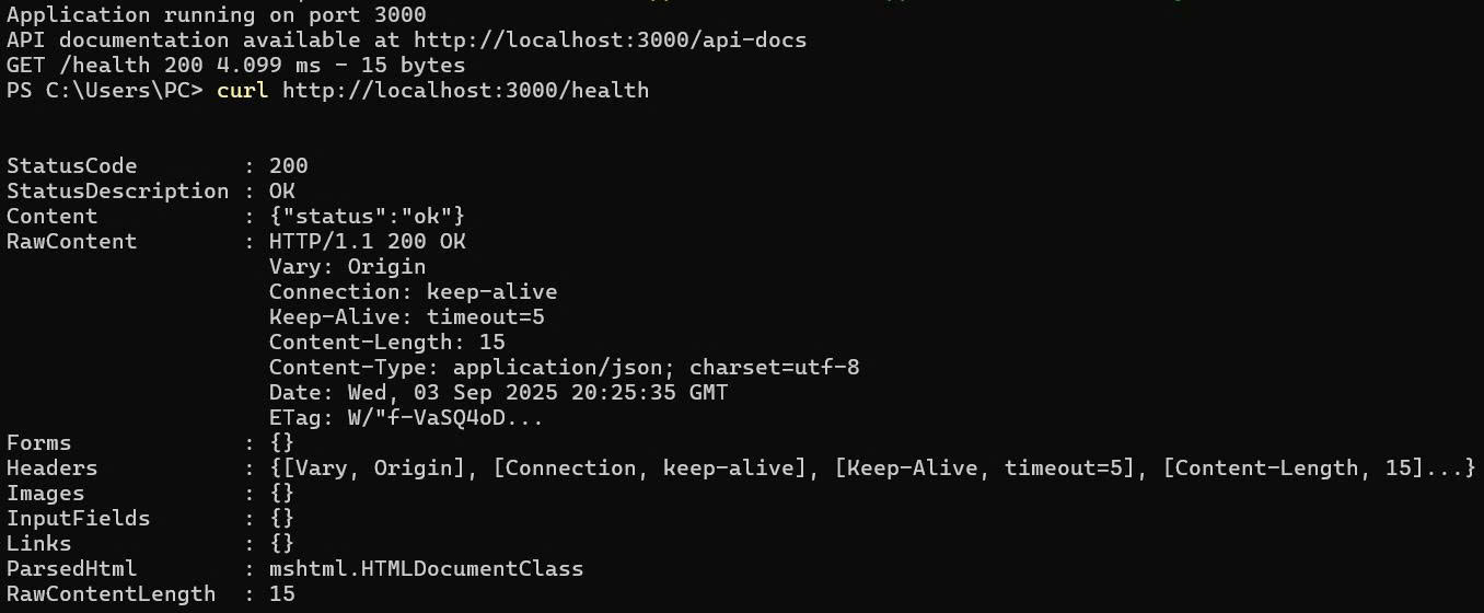 Test container functionality từ ECR image ECR Container Test